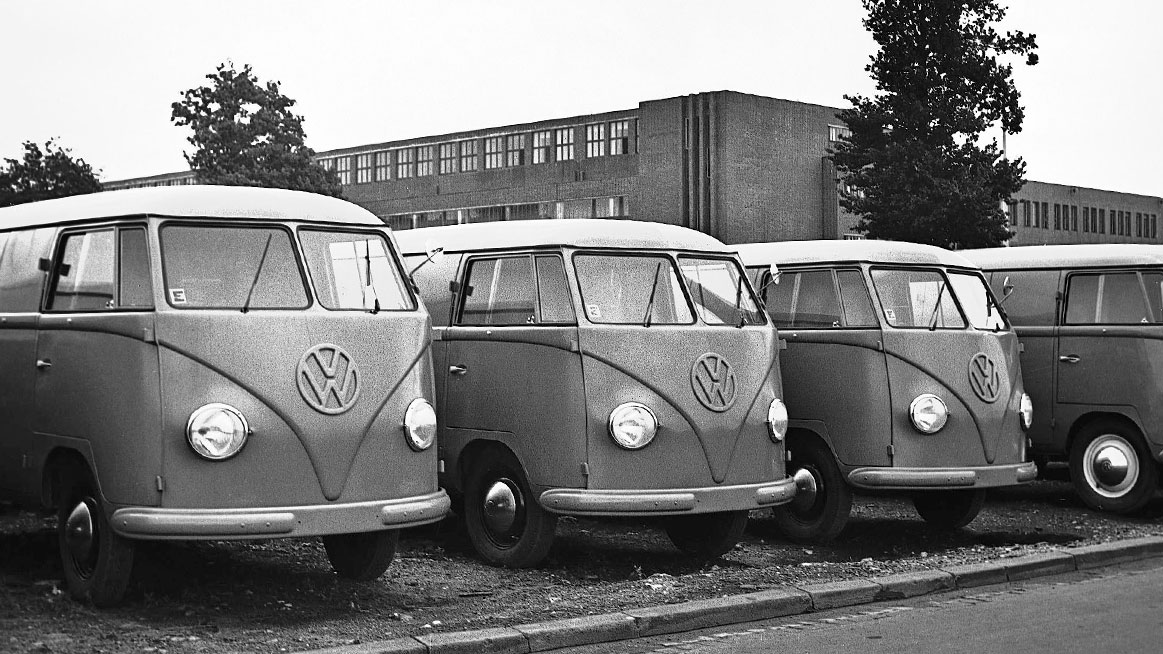 Transporters outside factory